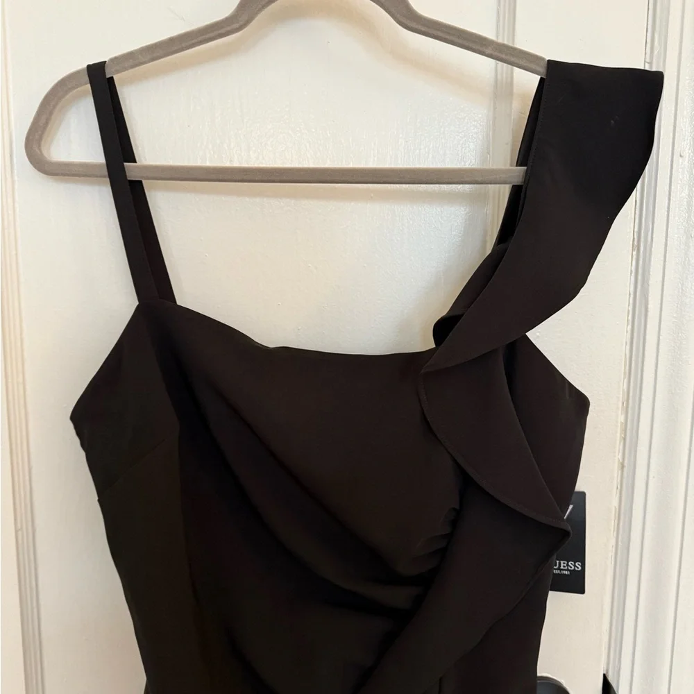 GUESS Black Ruffle Dress - Picture 2 of 4